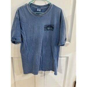 crazy shirts hawaii Distressed Fish Blue Hawai Dyed XL